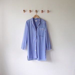 M A D E W E L L • Embroidered Sleep Shirt